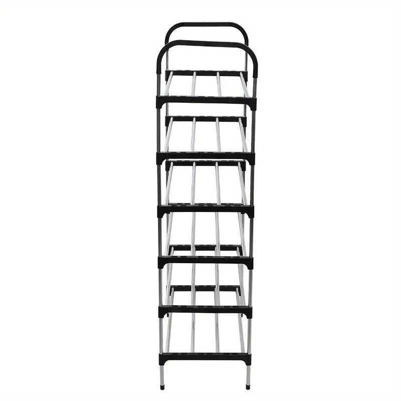 6-Tier Metal Shoe Rack – Freestanding Heavy Duty Storage Shelf for Shoes, Boots, and Accessories - Image 2