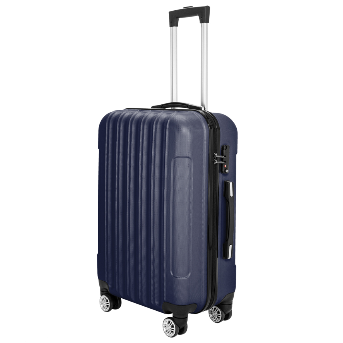 3 Pcs Suitcase Lightweight ABS Carry-on Hand Luggage 4 Spinner Wheels Trolley Case - Image 7