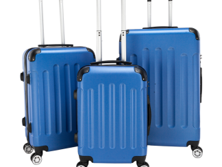 3 Pcs Suitcase Lightweight ABS Carry-on Hand Luggage 4 Spinner Wheels Trolley Case